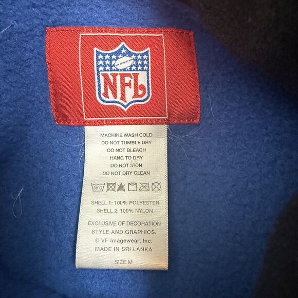 Indianapolis Colts Zip Up Fleece Jacket NFL Apparel Mens Size Medium - Picture 3 of 12